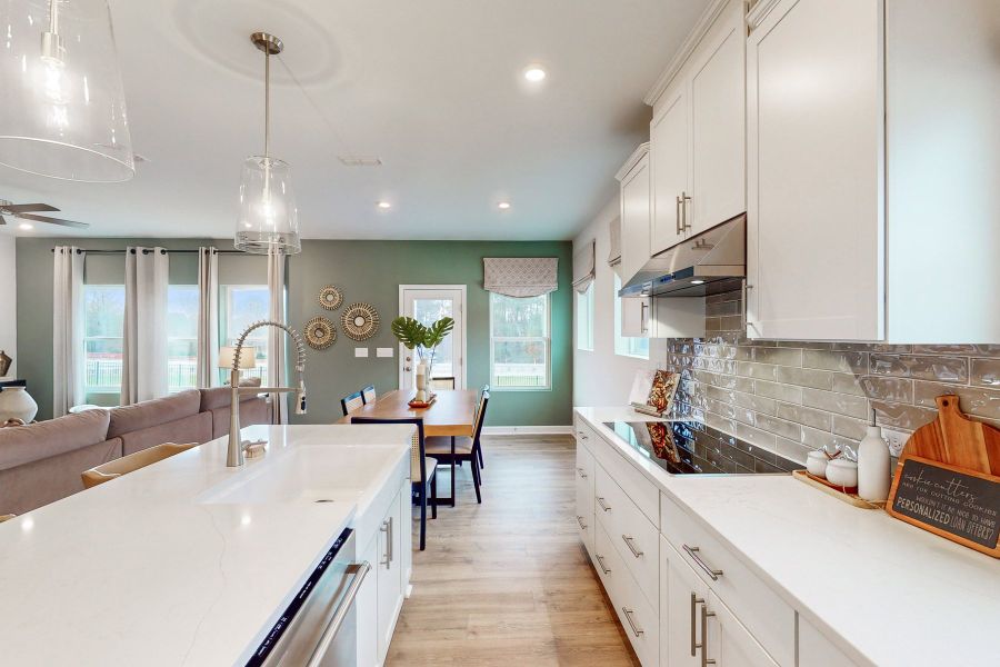 Furnished interior in a model home at Watkins Grove in Raleigh (Image 5).
