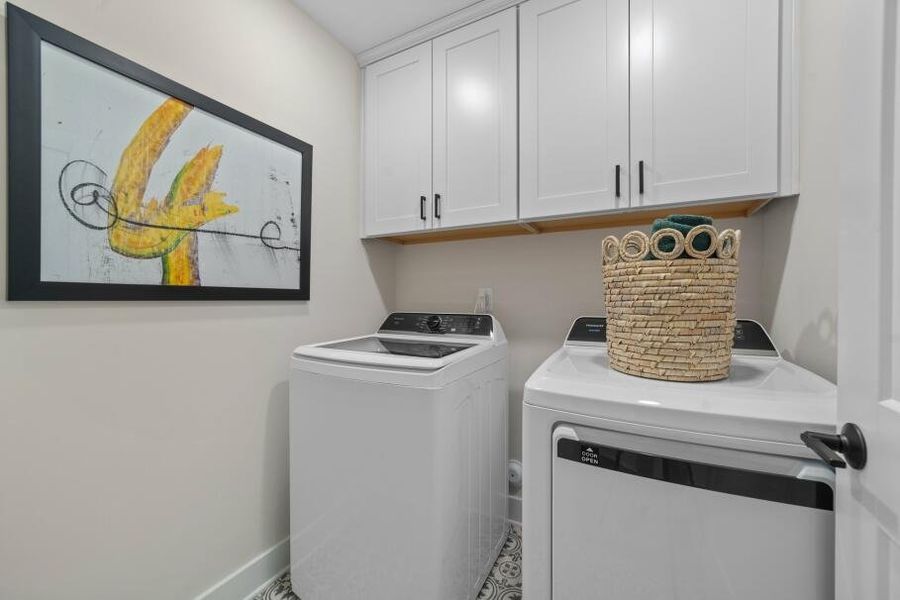 Furnished interior in a model home at Monterra in Kernersville (Image 23).