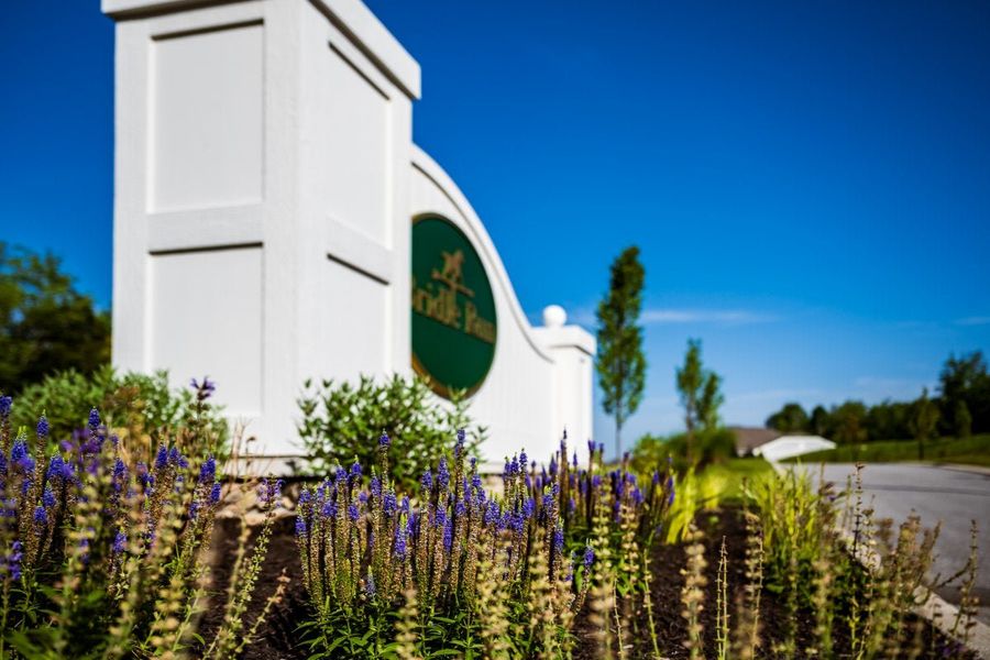 Entrance to the Bridle Run community in Louisville, KY, featuring signage and landscaping (Image 14).