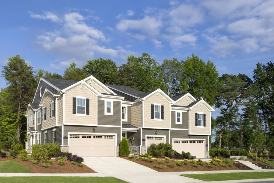 Front exterior of a home in the Stonesummit at Reedy Creek community, located in Charlotte, NC (Image 4).