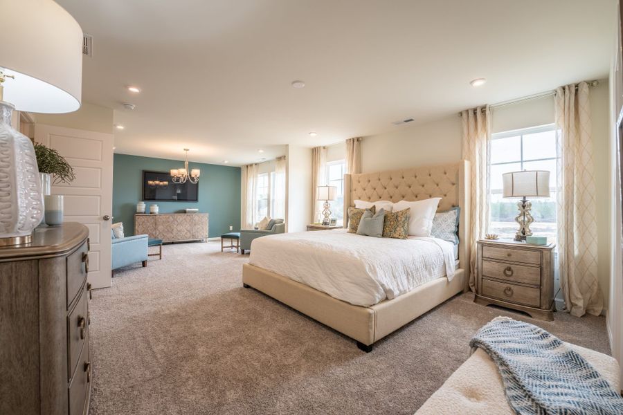 Furnished interior in a model home at Oak Meadow in Angier (Image 16). Furnished interior in a model home at Oak Meadow in Angier (Image 16).