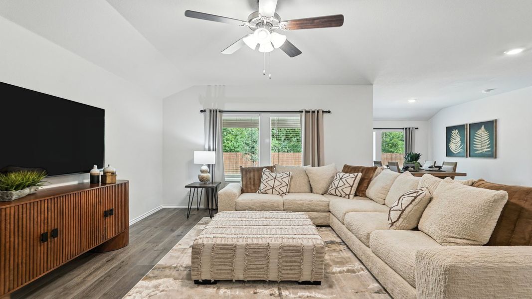 Furnished interior in a model home at The Reserve at Timber Creek in Lindale (Image 5).