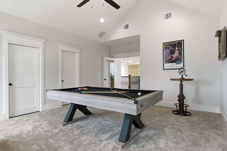 Furnished interior in a model home at Stella Ranch in Bryan (Image 18). Furnished interior in a model home at Stella Ranch in Bryan (Image 18).