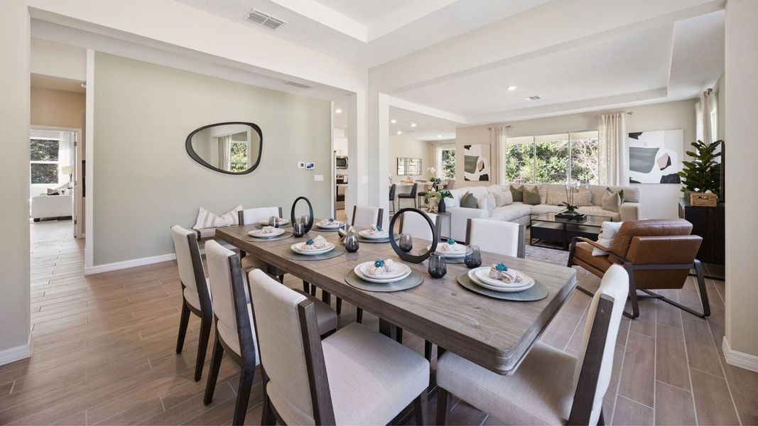 Furnished interior in a model home at Archers Mill in Ormond Beach (Image 18).