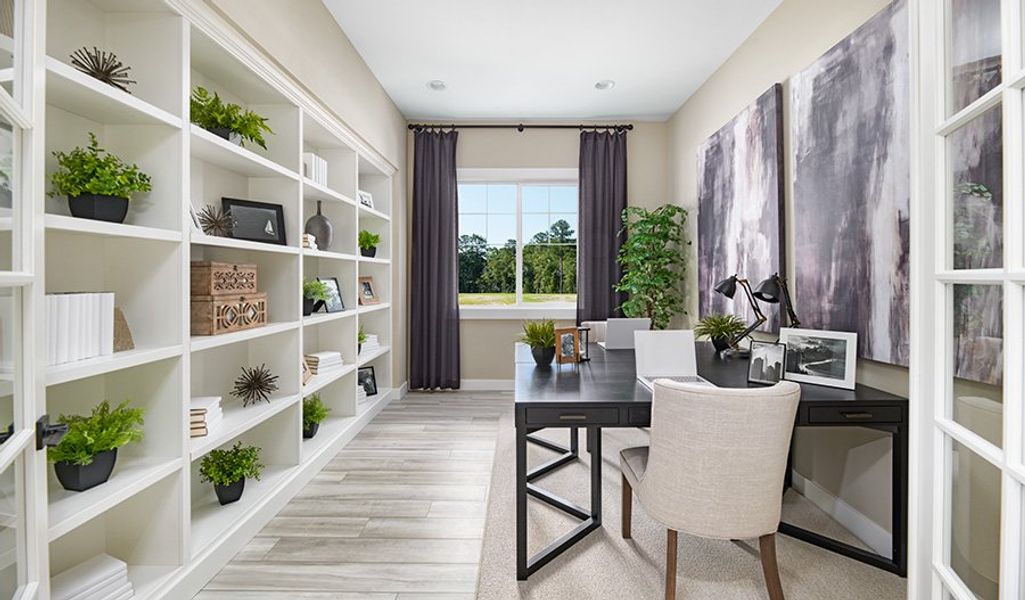 Furnished interior in a model home at Timber Creek in St. Augustine (Image 12).