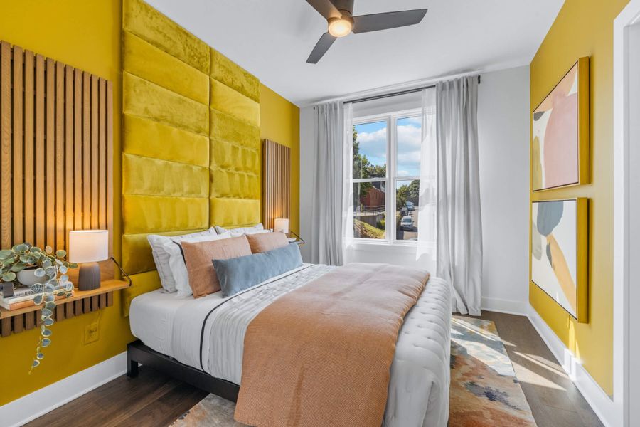 Furnished interior in a model home at Interlock in Atlanta (Image 15). Furnished interior in a model home at Interlock in Atlanta (Image 15).