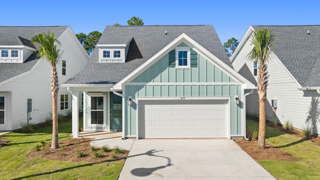Front exterior of a home in the Breakfast Point East Phase I community, located in Panama City Beach, FL (Image 1). Front exterior of a home in the Breakfast Point East Phase I community, located in Panama City Beach, FL (Image 1).