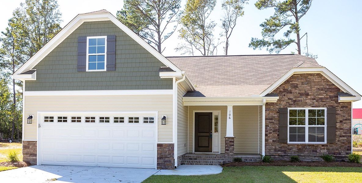 Front exterior of a home in the Arbor Hills South community, located in Greenville, NC (Image 4).
