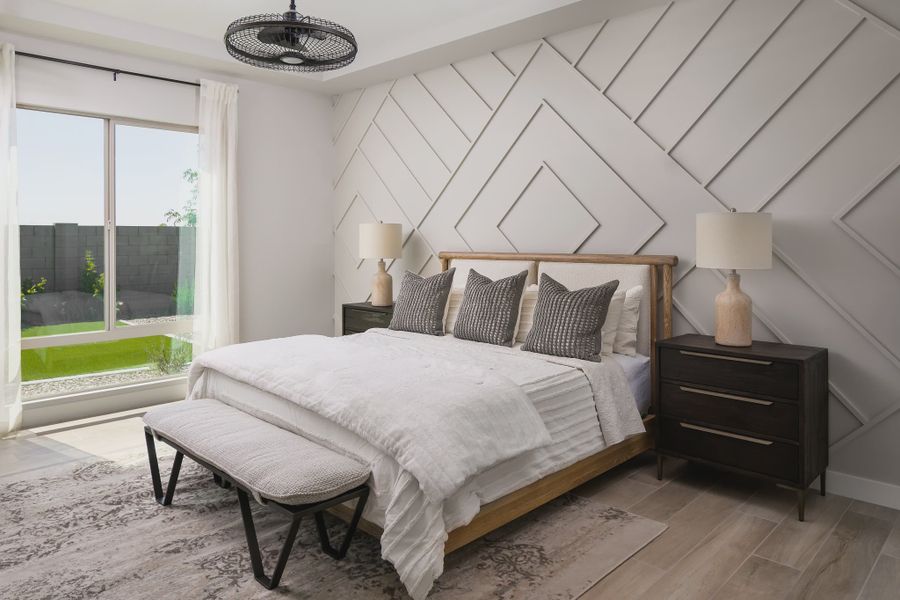 Furnished interior in a model home at Destination at Gateway in Mesa (Image 7).