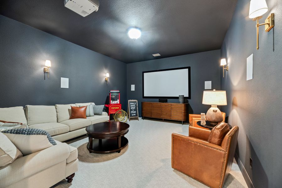 Furnished interior in a model home at King's Crossing in Parker (Image 10).