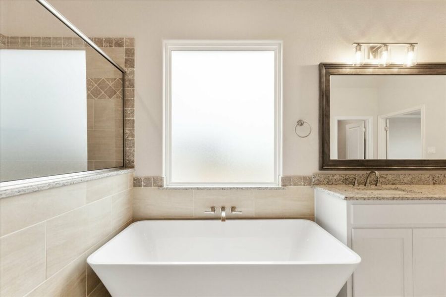 Furnished interior in a model home at Wildcat Ridge in Godley (Image 8). Furnished interior in a model home at Wildcat Ridge in Godley (Image 8).