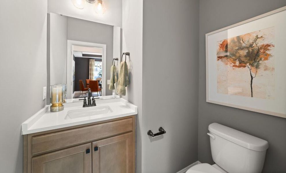 Furnished interior in a model home at Pisgah Park in Kernersville (Image 7).