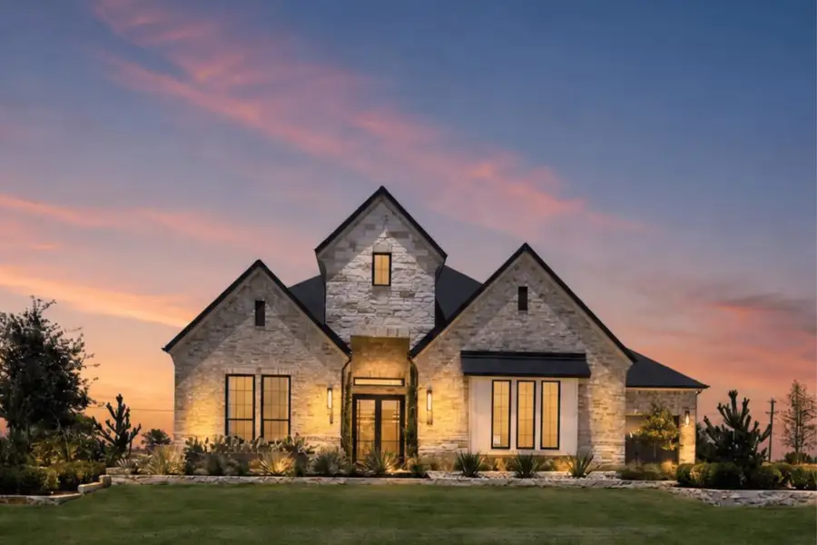 Front exterior of a home in the Highland Crossing community, located in Celina, TX (Image 3).