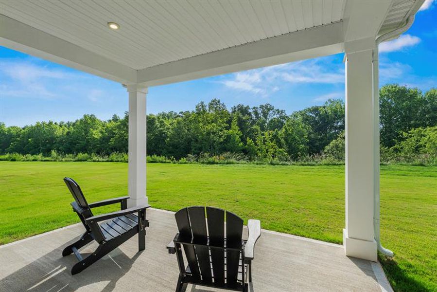 Optional covered porches so you can enjoy the southern sun all year long