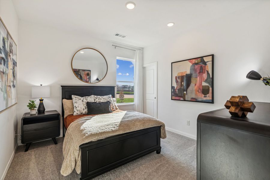 Furnished interior in a model home at Village on Main Street in Frisco (Image 39).