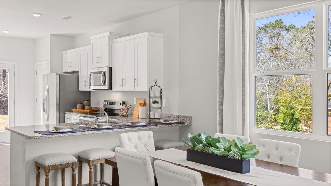Furnished interior in a model home at Bellemeade Landing in Augusta (Image 17).