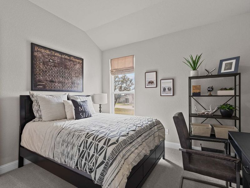 Furnished interior in a model home at The Reserve at Potranco Oaks in Castroville (Image 29).