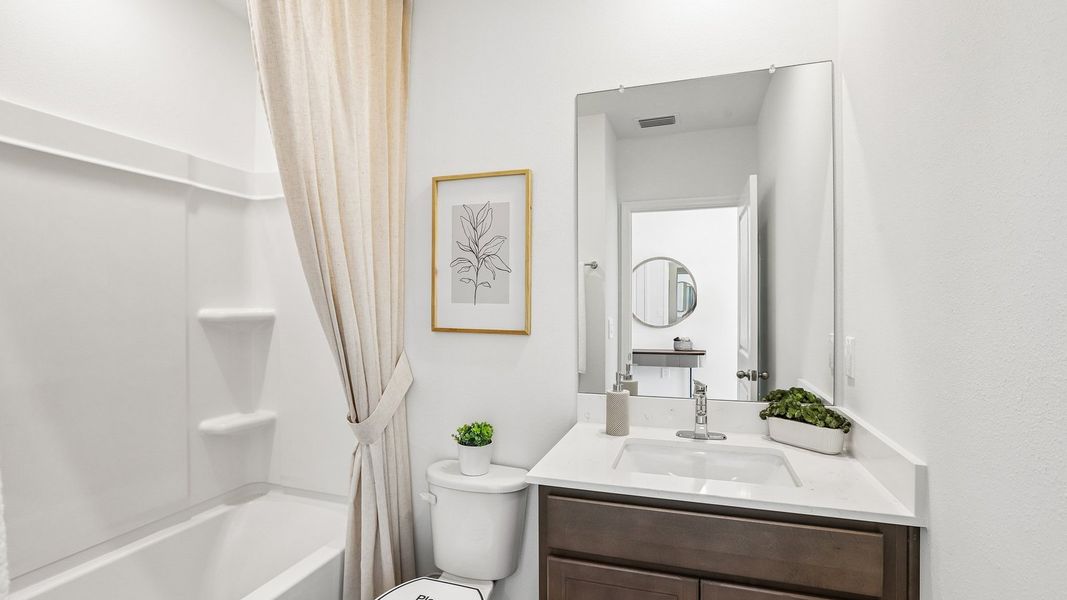 Furnished interior in a model home at Brookside in Ruskin (Image 38). Furnished interior in a model home at Brookside in Ruskin (Image 38).