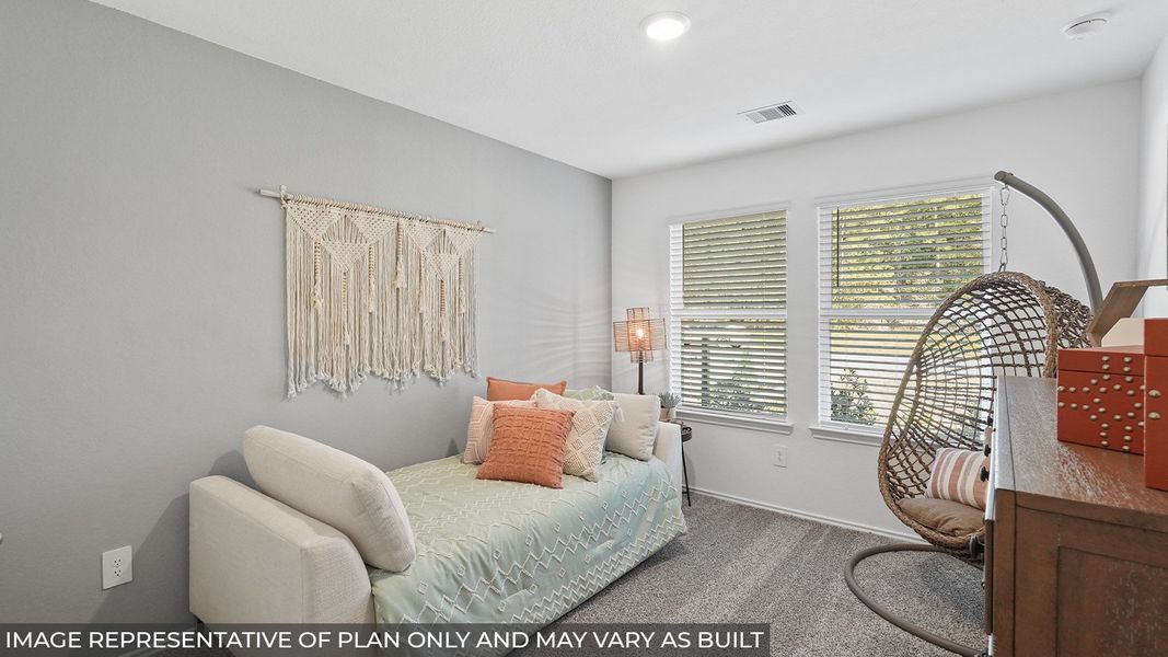 Furnished interior in a model home at East Williams Cove in Conroe (Image 8). Furnished interior in a model home at East Williams Cove in Conroe (Image 8).