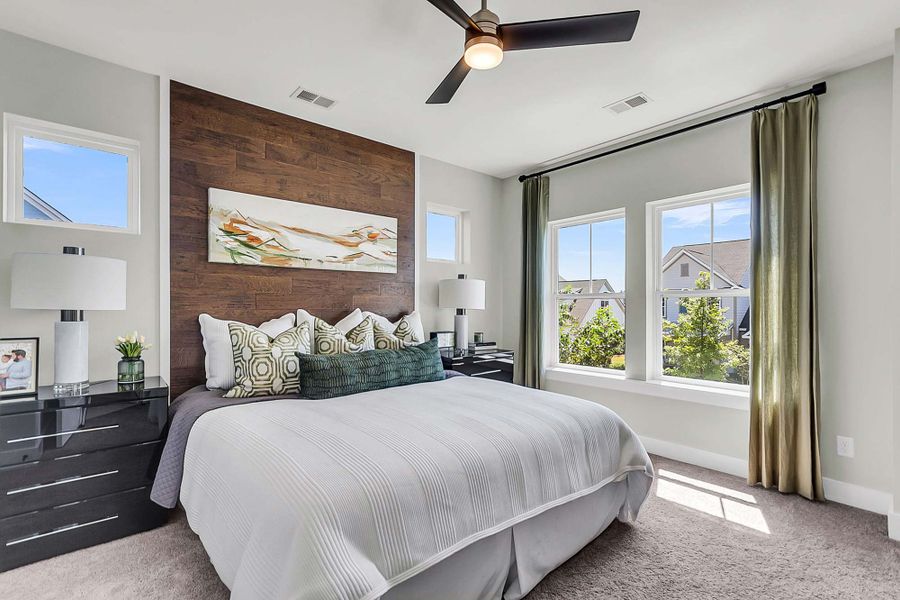 Furnished interior in a model home at Nexton - Midtown - The Park Collection in Summerville (Image 18).