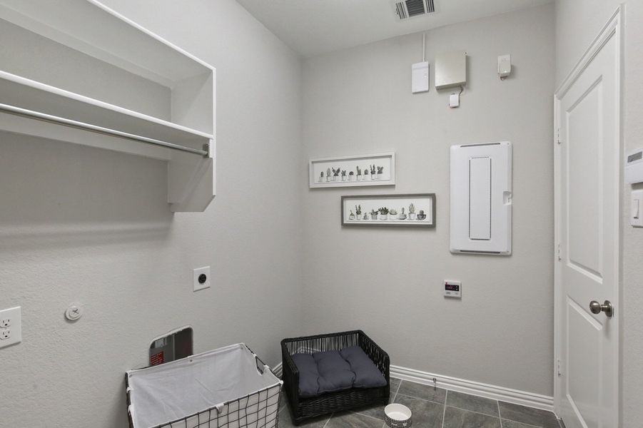 Wildridge 50s Model Plan 1521 Laundry Room by American Legend Homes Wildridge 50s Model Plan 1521 Laundry Room by American Legend Homes