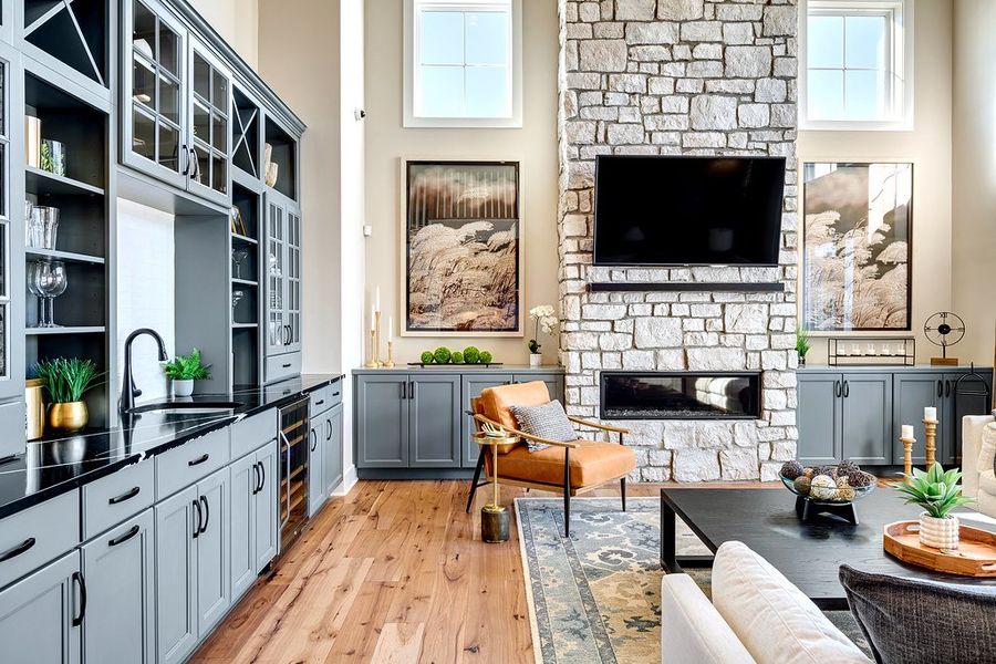 Furnished interior in a model home at Campbell Crossing in Hendersonville (Image 18). Furnished interior in a model home at Campbell Crossing in Hendersonville (Image 18).