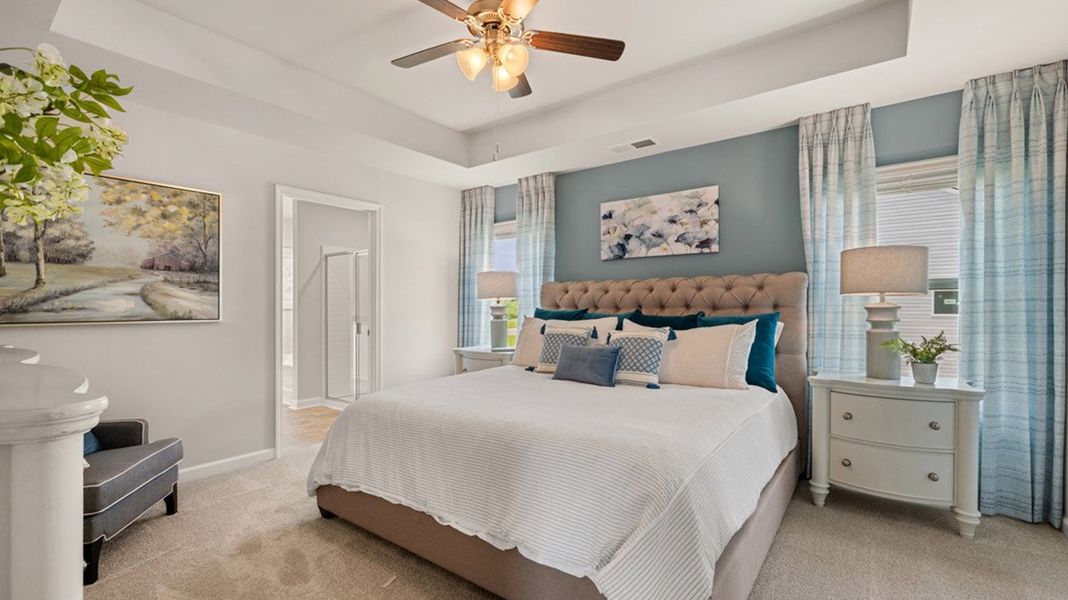 Furnished interior in a model home at Wrenfield at Chanticleer in North Augusta (Image 12). Furnished interior in a model home at Wrenfield at Chanticleer in North Augusta (Image 12).