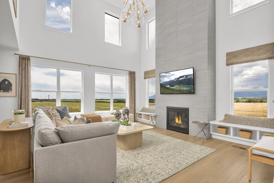 Plan C407 Living Room by American Legend Homes Plan C407 Living Room by American Legend Homes