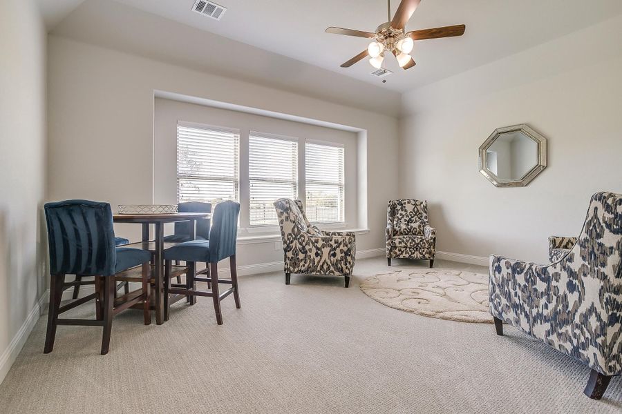 Furnished interior in a model home at Heritage in McLendon-Chisholm (Image 44). Furnished interior in a model home at Heritage in McLendon-Chisholm (Image 44).