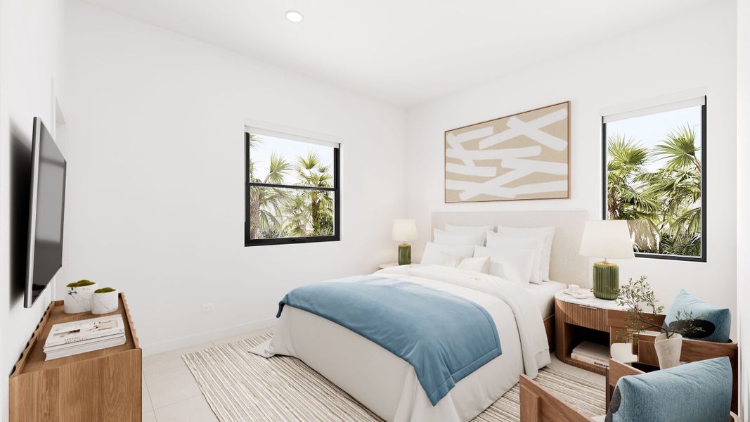 Furnished interior in a model home at Limonar Estates in Homestead (Image 7). Furnished interior in a model home at Limonar Estates in Homestead (Image 7).