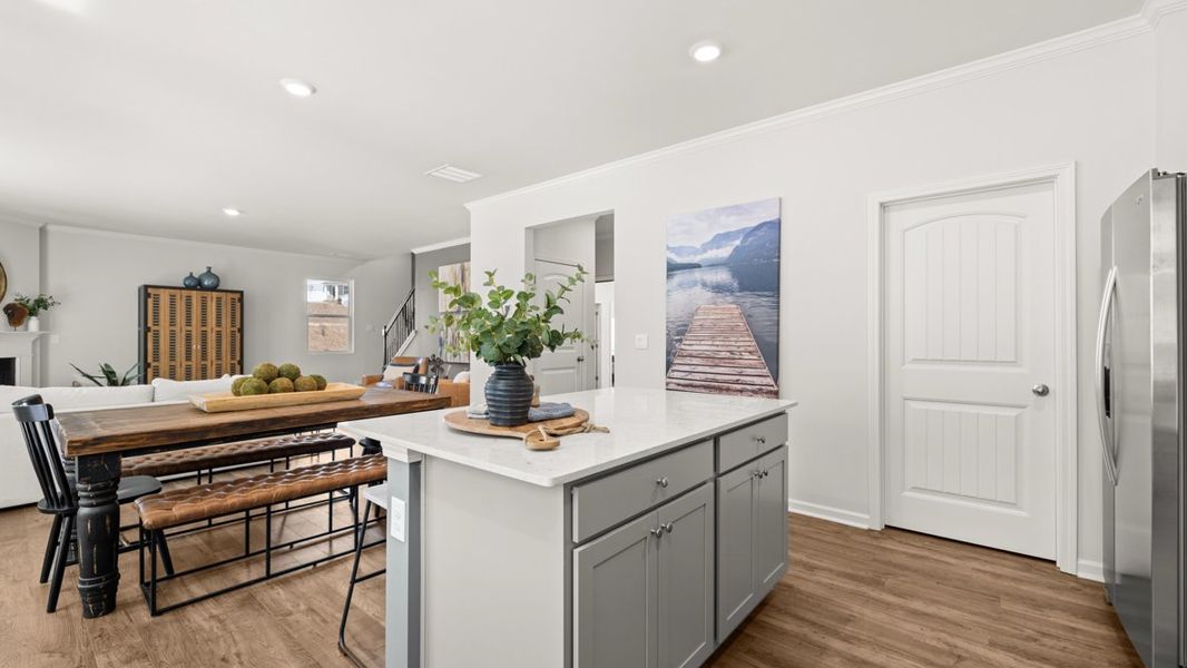 Furnished interior in a model home at Falcon Landing in Gainesville (Image 23).