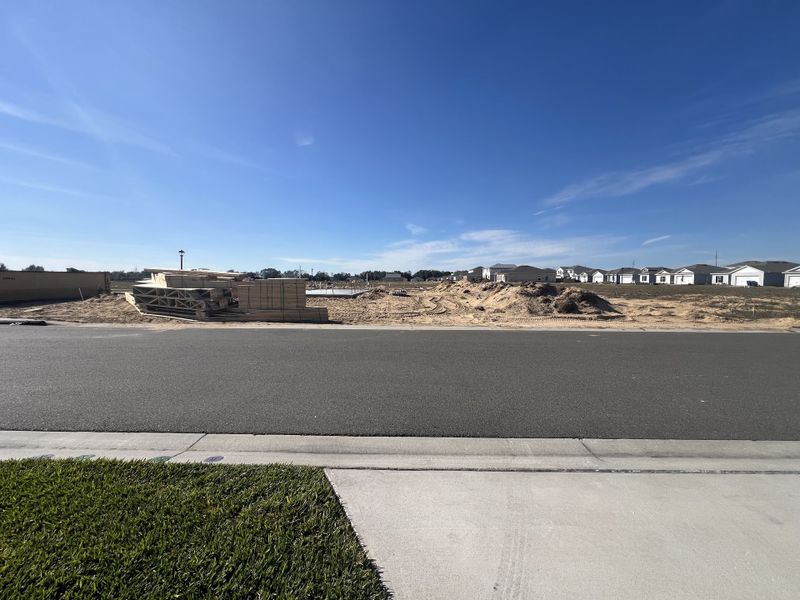 A promising construction site in Laurel Glen by Ryan Homes, Haines City, FL, ready for development and growth.
