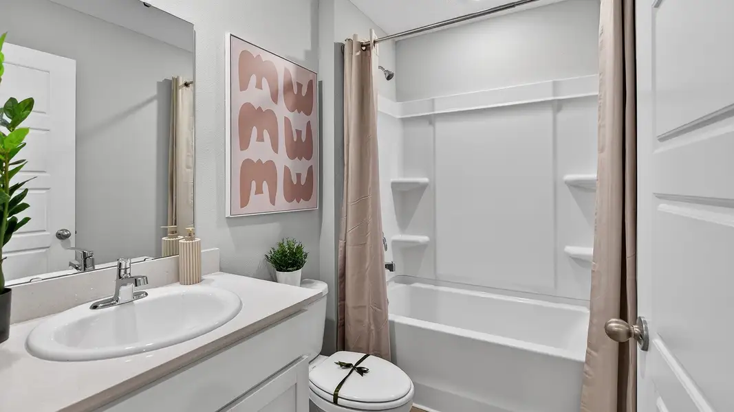 Furnished interior in a model home at Hansen Creek in Jacksonville (Image 15).
