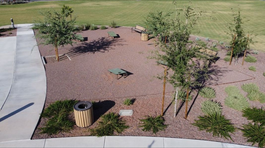 Bag toss image, aerial