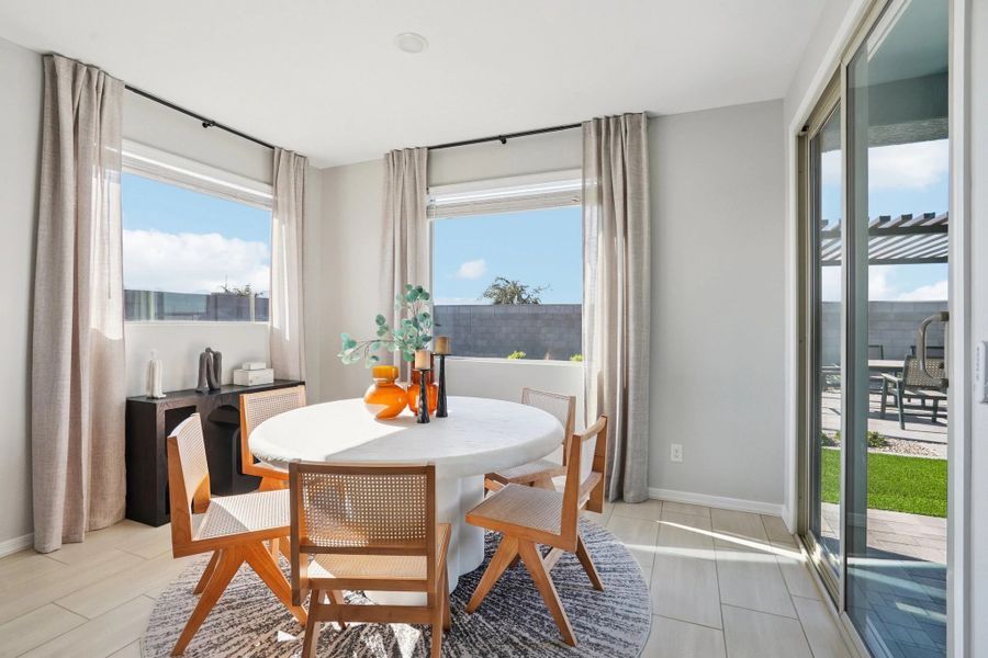 Furnished interior in a model home at Estates at Estrella Crossing in Phoenix (Image 5).