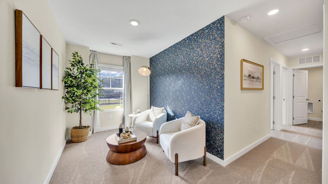 Furnished interior in a model home at Emory Creek in Harriman (Image 12).