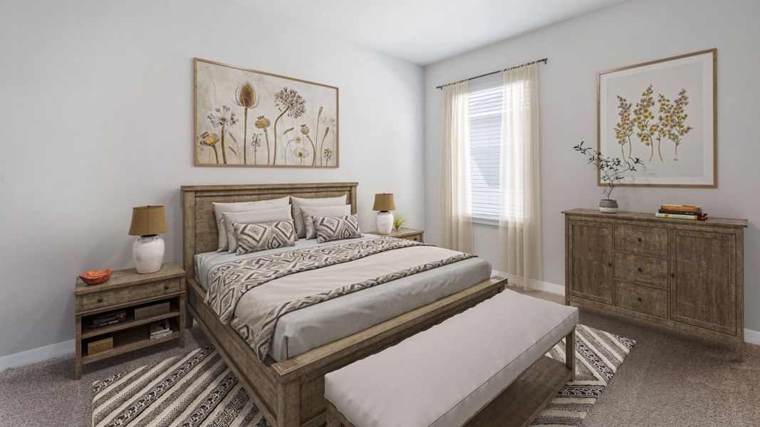 Furnished interior in a model home at Deep Creek Express Homes in Punta Gorda (Image 24).