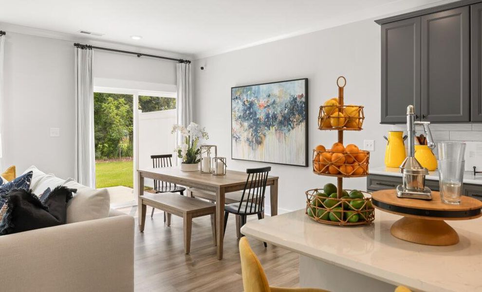 Furnished interior in a model home at Villas at Dawsonville Townhomes in Dawsonville (Image 10). Furnished interior in a model home at Villas at Dawsonville Townhomes in Dawsonville (Image 10).