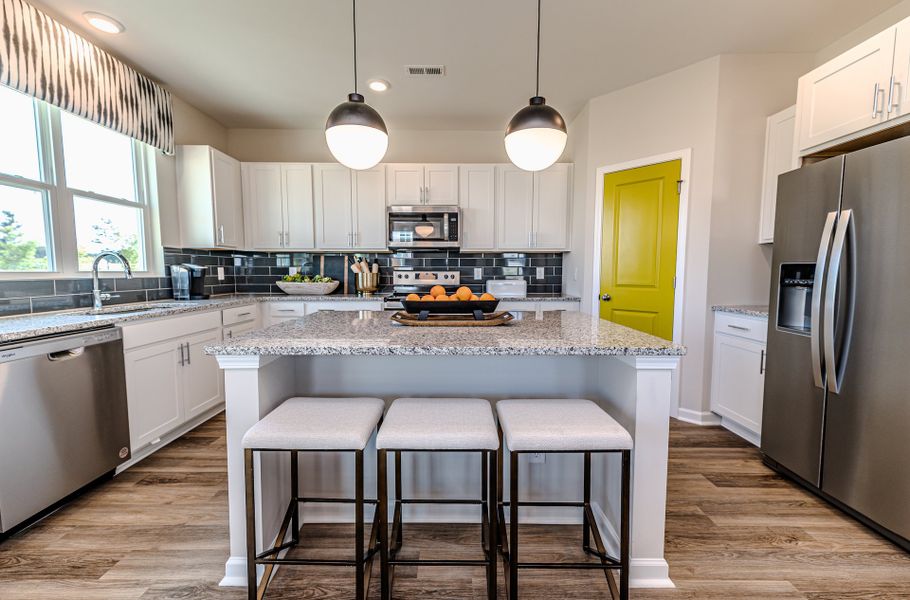Furnished interior in a model home at Sandy Springs in Aberdeen (Image 21).