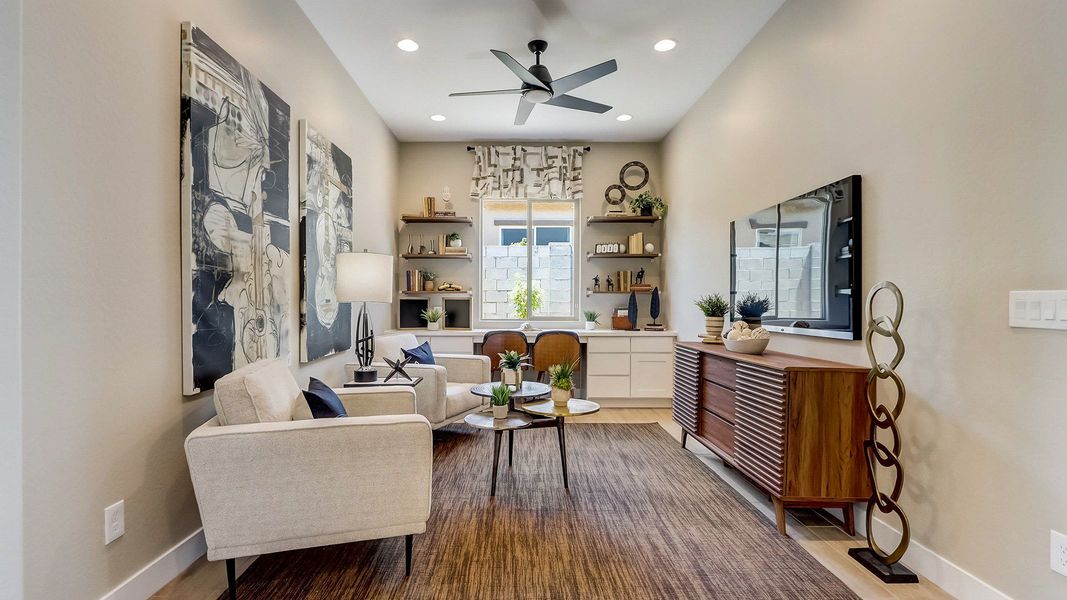 Furnished interior in a model home at Canyon Views - Hacienda in Litchfield Park (Image 25).