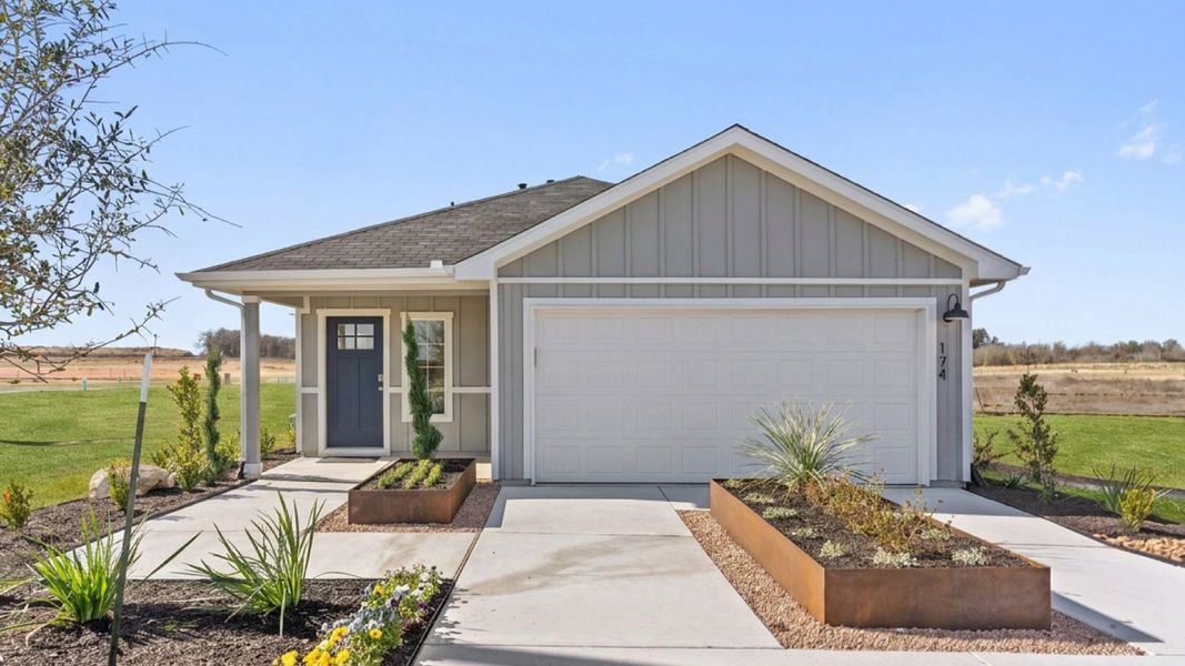 Front exterior of a home in the Watermill community, located in Uhland, TX (Image 3). Front exterior of a home in the Watermill community, located in Uhland, TX (Image 3).