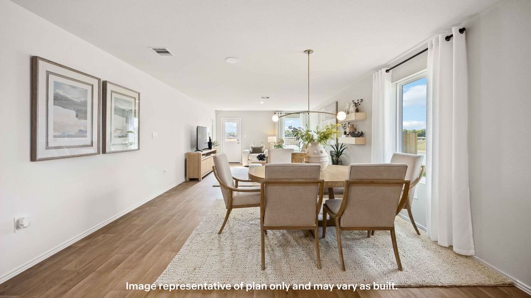 Furnished interior in a model home at Deer Meadows in Odessa (Image 9).