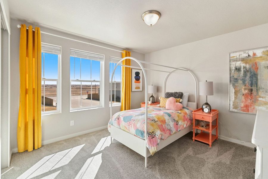 Furnished interior in a model home at Lochbuie Station – Jewel Collection in Lochbuie (Image 20).