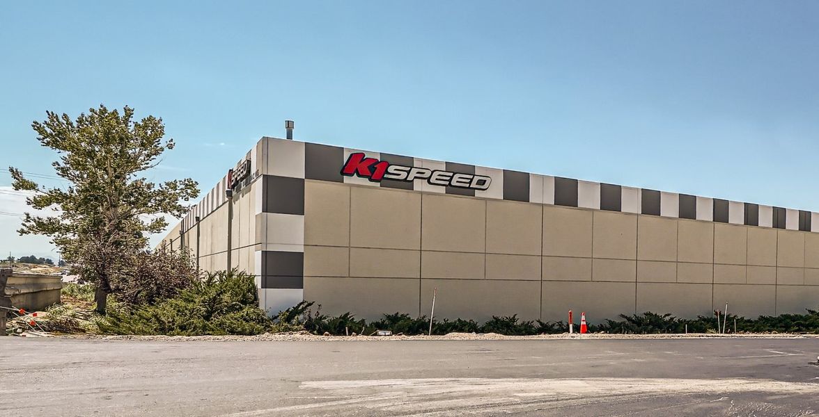 K1 Speed indoor racing track exterior