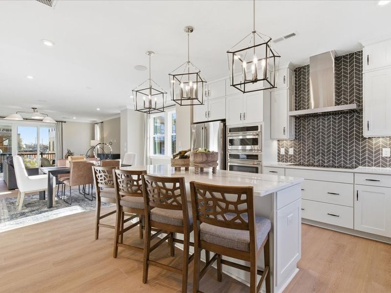 Furnished interior in a model home at Ascend in Charlotte (Image 17).