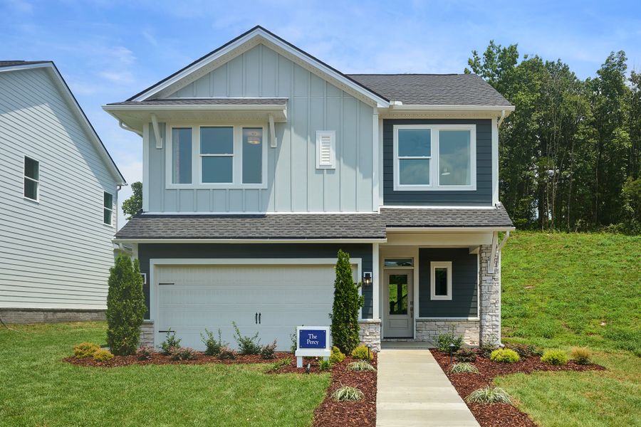 Front exterior of a home in the Hidden Springs - The Park Collection community, located in Smyrna, TN (Image 3).