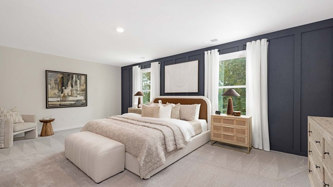 Furnished interior in a model home at Sanctuary at Southgate Townhomes in Indian Trail (Image 12). Furnished interior in a model home at Sanctuary at Southgate Townhomes in Indian Trail (Image 12).