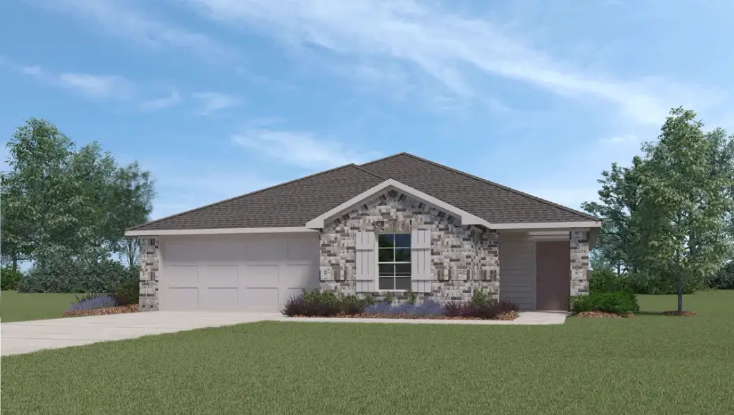 Front exterior of a home in the Woodland Park community, located in Beaumont, TX (Image 5).