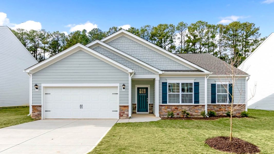 Front exterior of a home in the Gretchen Pines community, located in West End, NC (Image 15). Front exterior of a home in the Gretchen Pines community, located in West End, NC (Image 15).