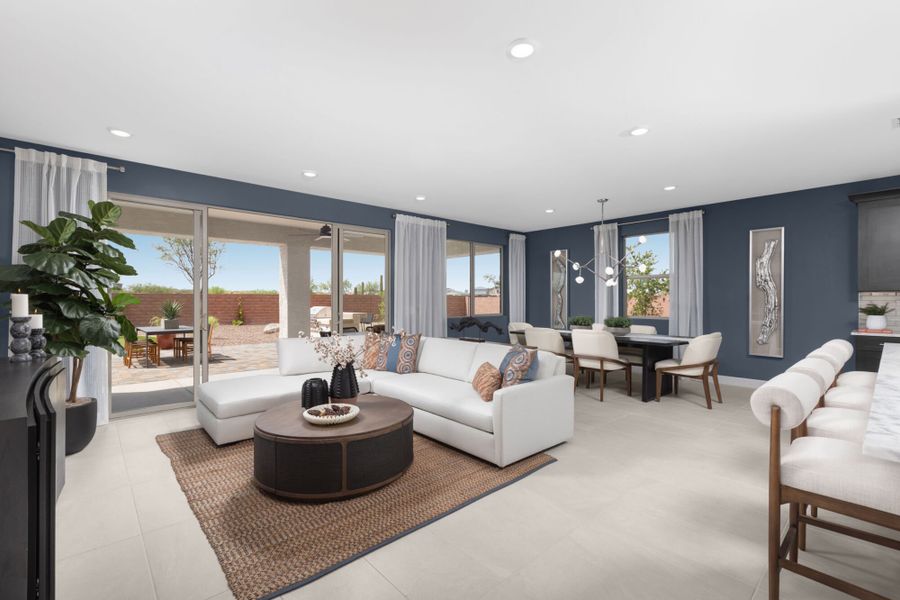 Furnished interior in a model home at Covena Pointe in Tucson (Image 20). Furnished interior in a model home at Covena Pointe in Tucson (Image 20).